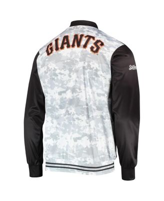 Men's Black San Francisco Giants Camo Full-Zip Jacket