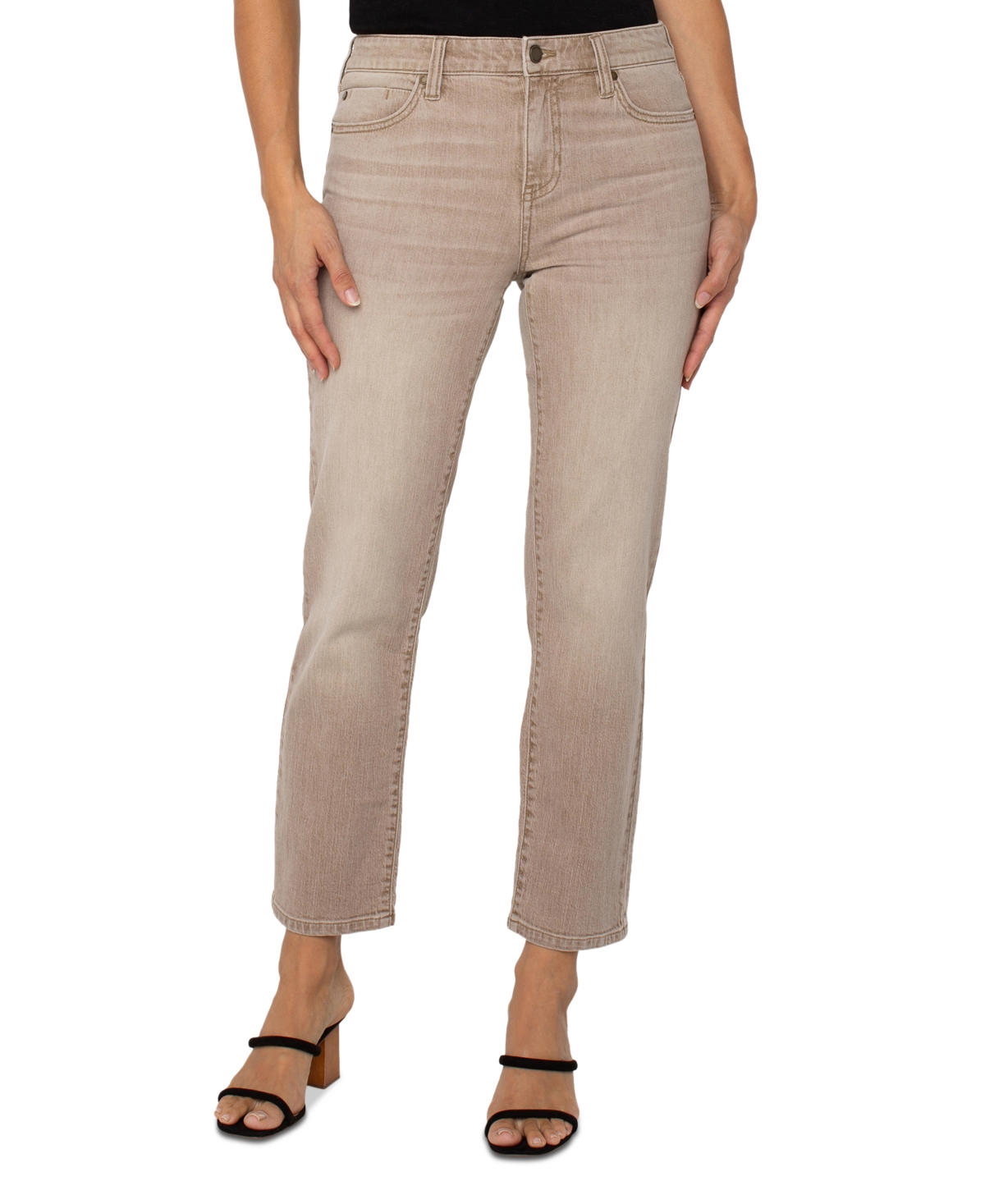Petite Liv Non-Skinny Skinny Jeans - Vintage Khaki