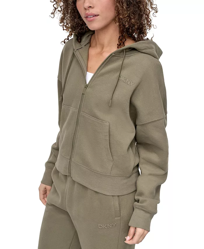 Women's Silicone Logo Full-Zip Hoodie - thumbnail 4