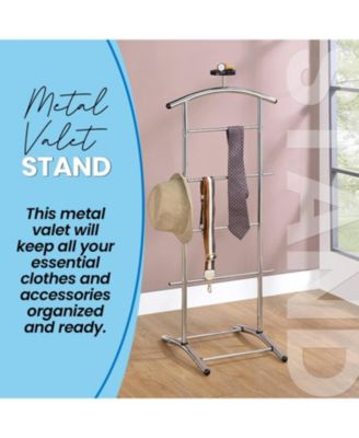 Metal Freestanding Hall Tree Coat Rack Stand for Bedroom, Hallway, Entrance, Office, for Hats, Coats, Scarves, Handbags