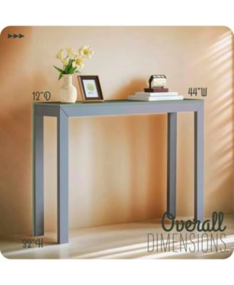 44" Russel Long Console Table - Minimalist and Slim Entryway Table for Decorative Displays, Sofa Table
