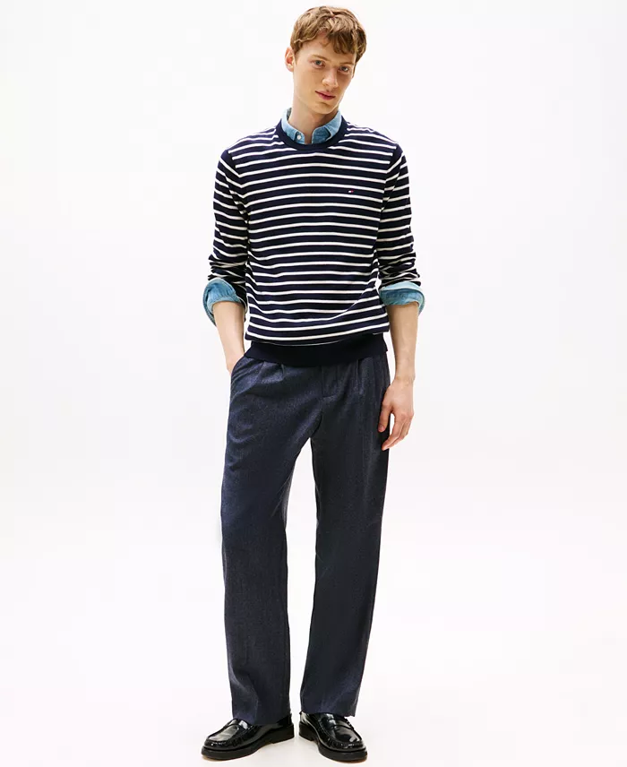 Men's Essential Cotton Crewneck Sweater - thumbnail 2