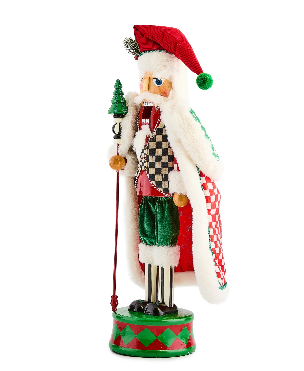 Mackenzie-childs Courtly Check Nutcracker In Multi
