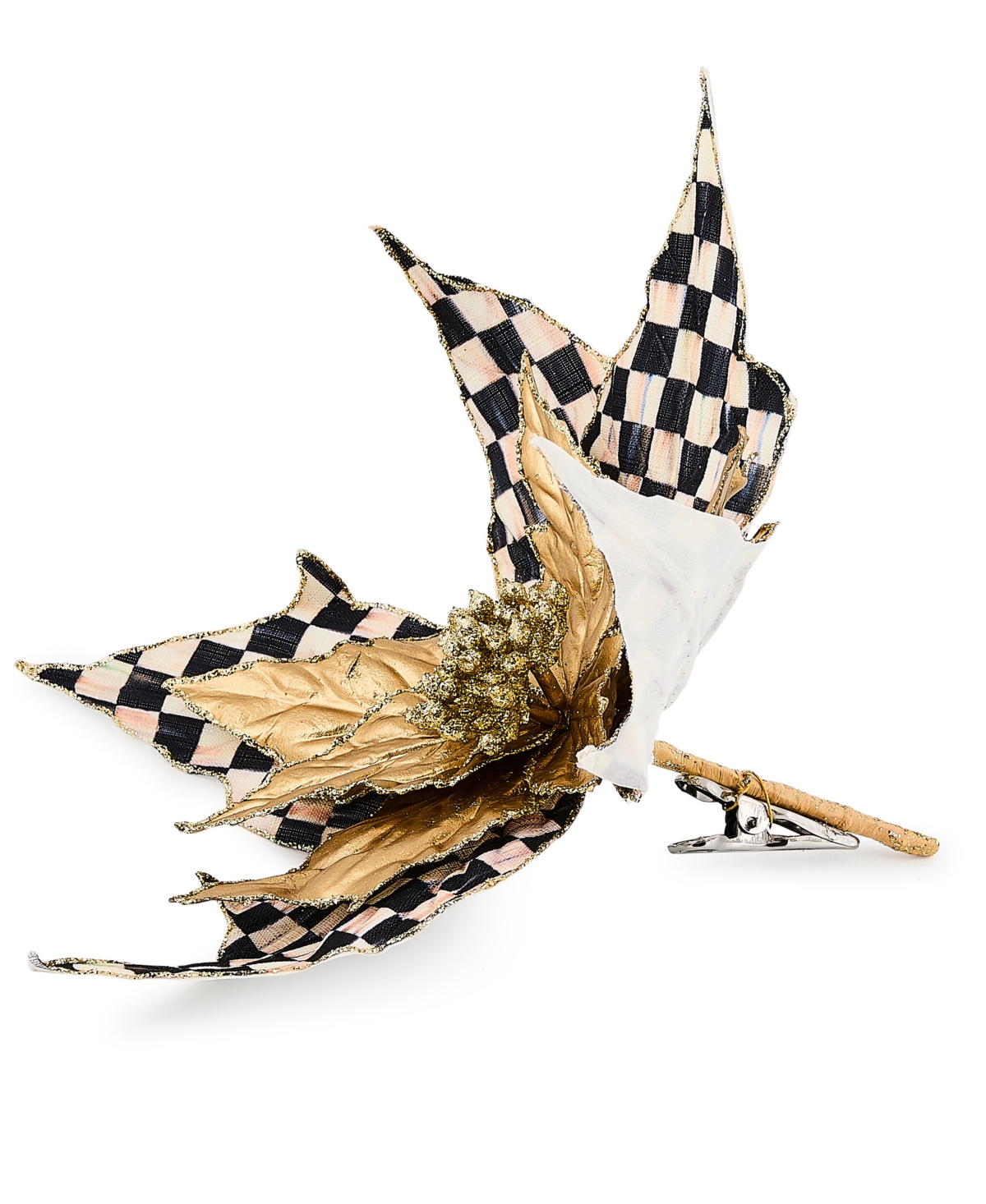Mackenzie-childs Courtly Noel Poinsettia Clip In Multi