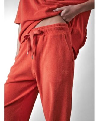 Women's Sea Coral Slim Terry Pant