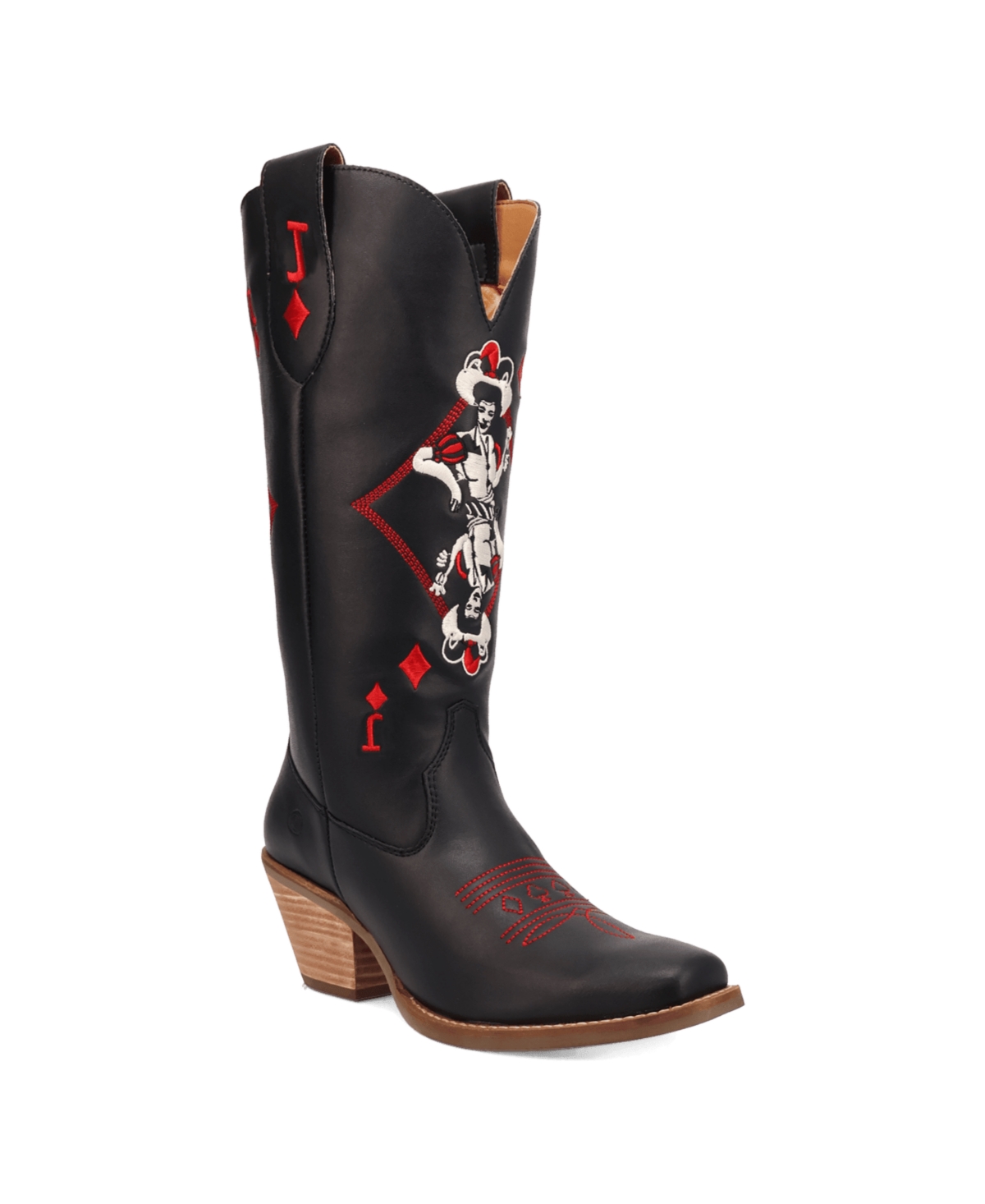 Women's Jack Of Diamonds Leather Boot - White