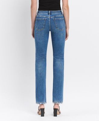 Women's Mid Rise Straight Jeans