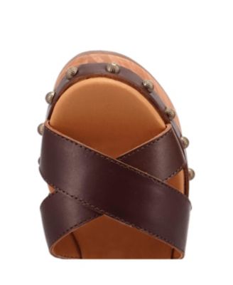 Women's Lotus Wooden Sandal