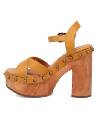 Women's Lotus Wooden Sandal