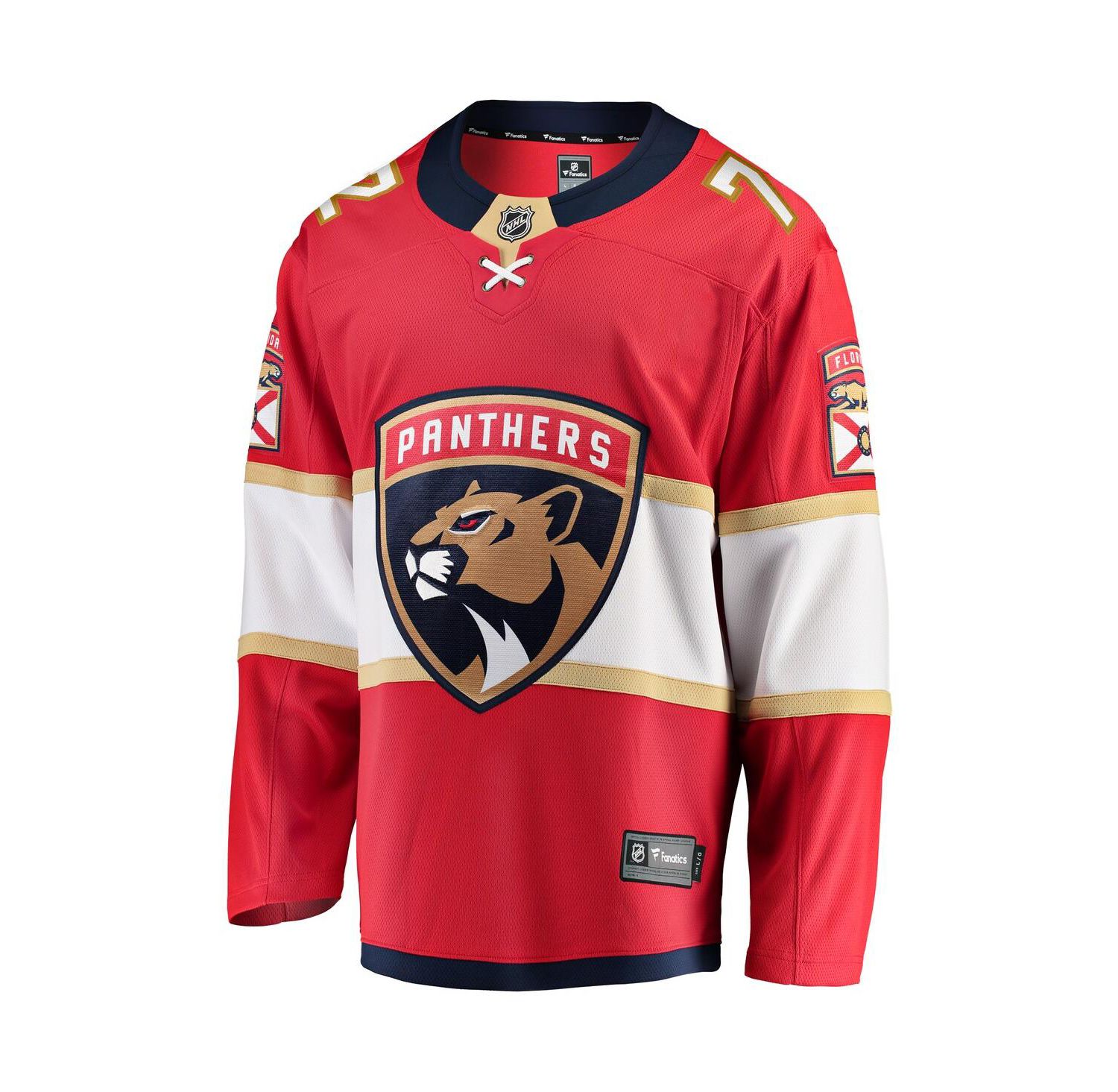 Men's Sergei Bobrovsky Red Florida Panthers Breakaway Player Jersey