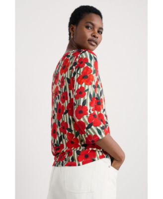 Women's Studio Glass Quarter Sleeve Top