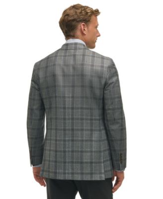 Brooks Brothers Men's Classic-Fit Wool-Blend Plaid Sport Coat