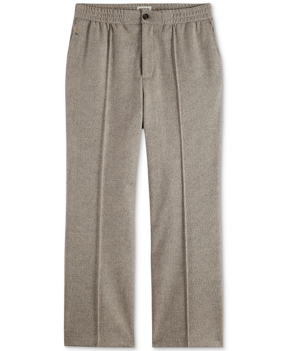 Scotch & Soda Men's Relaxed Fit Straight Leg Melange Joggers