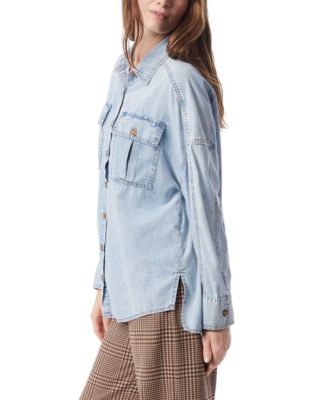 DO by Women's Abigail Button Cargo Shirt
