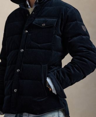 Men's Quilted Corduroy Shirt Jacket