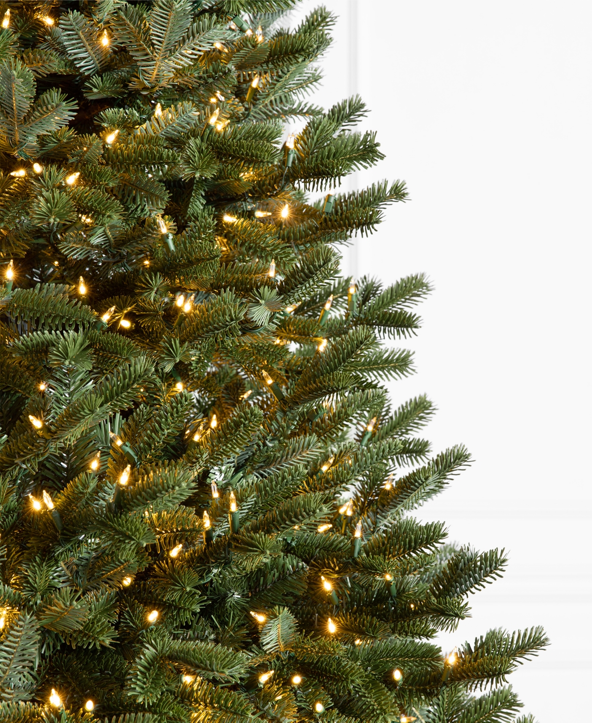 Balsam Hill 6.5 Ft Pre-lit Fraser Fir Narrow Tree In Green