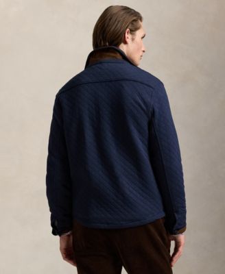 Polo Ralph Lauren Men's Quilted Double-Knit Jersey Shirt Jacket