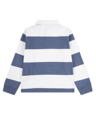 Boys Long Sleeve Rugby Polo Shirt
