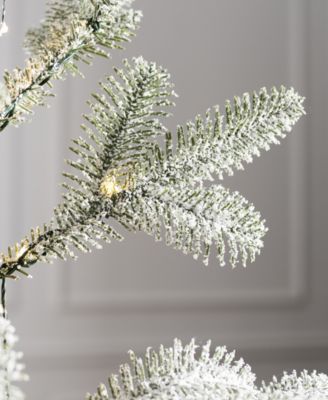 3 ft Frosted Alpine Balsam Fir Pre-Lit Tabletop Tree