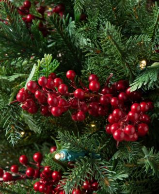 4 ft Outdoor Berry Pre-Lit Potted Tree