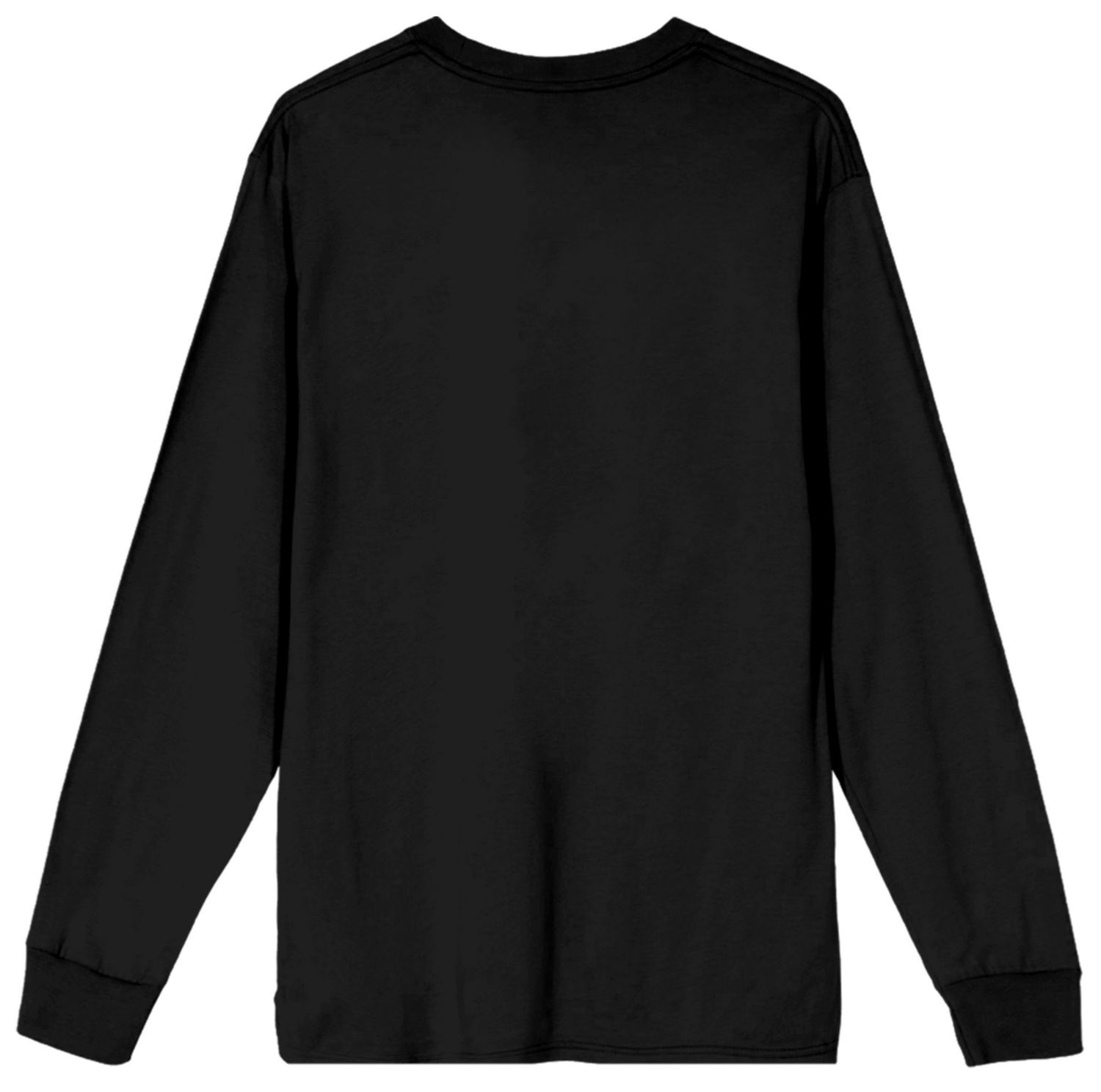 Men's Black Long Sleeve Shirt-3XL