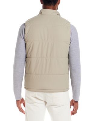 Men's Matte Zip Front Puffer Vest