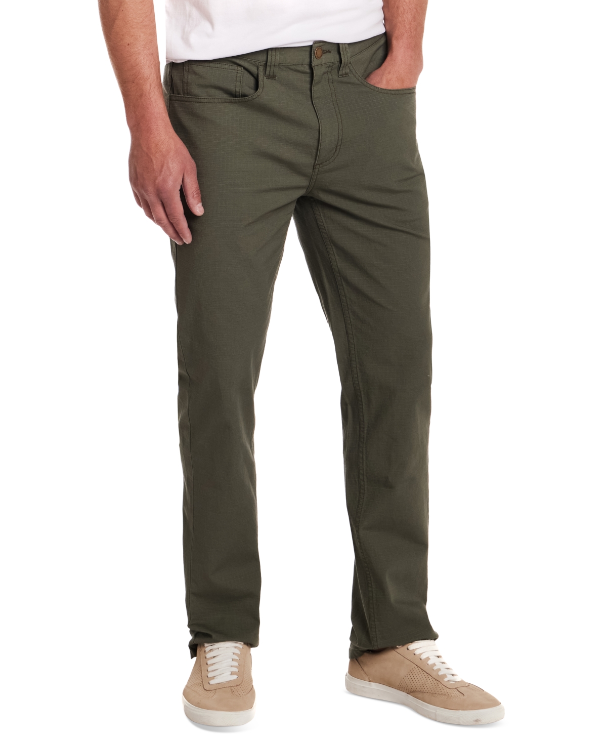 Weatherproof Vintage Men's Straight-fit Stretch Ripstop Pants In Multi