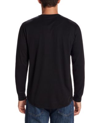 Men's Brushed Long Sleeve Crewneck T-Shirt