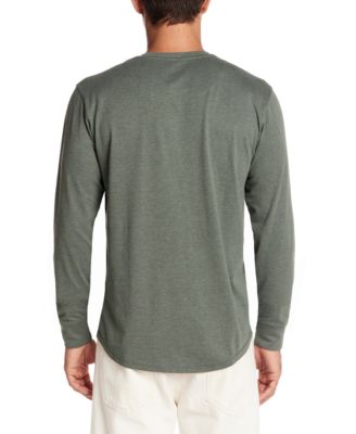 Men's Brushed Long Sleeve Crewneck T-Shirt