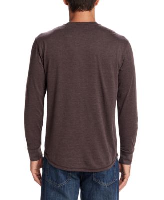 Men's Brushed Long Sleeve Crewneck T-Shirt