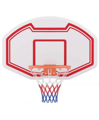 Large Wall Mounted Basketball Hoop with 36" x 24" Shatter-proof Backboard or Kids