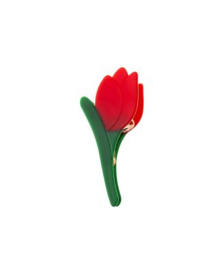 Colored Rose Flower Hair Claw Clip By Adina Eden