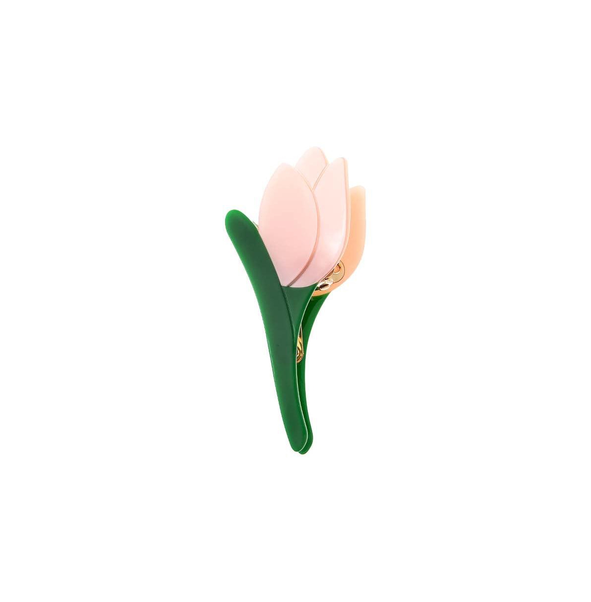 Colored Rose Flower Hair Claw Clip By Adina Eden - Pink