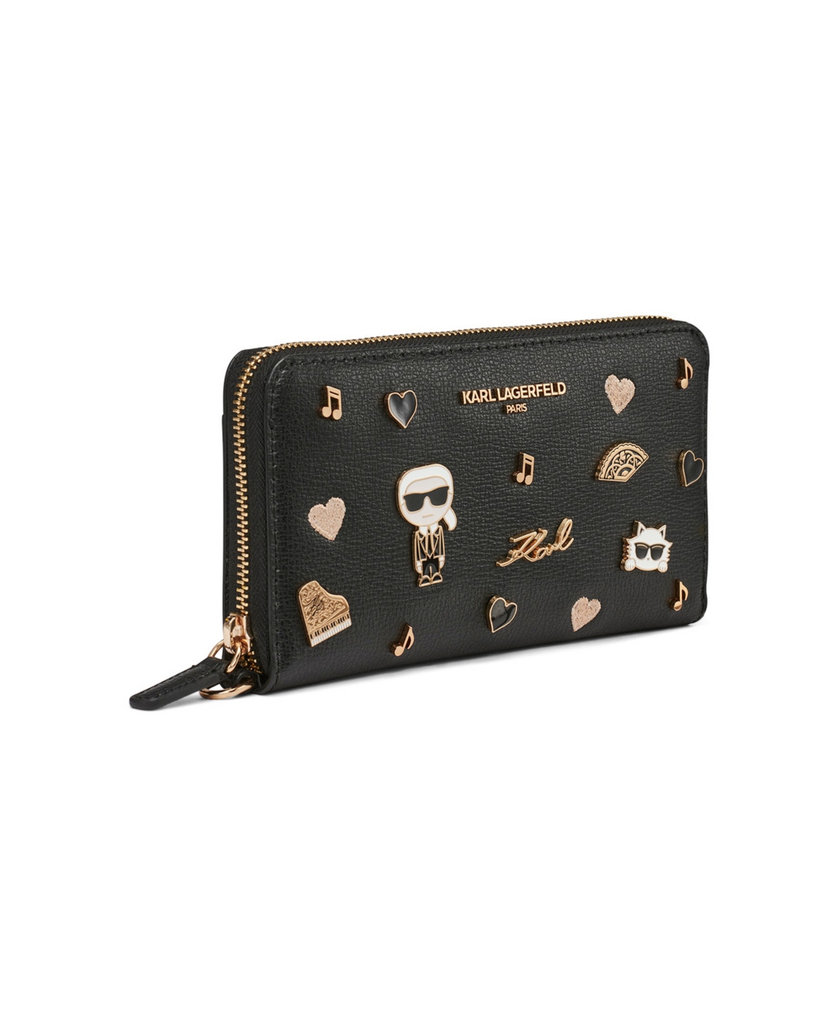 Karl Lagerfeld Maybelle Continental Zip Wallet In Multi