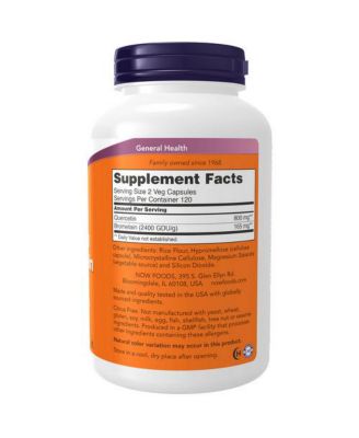 Quercetin with Bromelian ,240 Vcaps