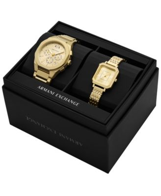 Men's Sync Quartz Chronograph Gold Stainless Steel Watch, 42mm