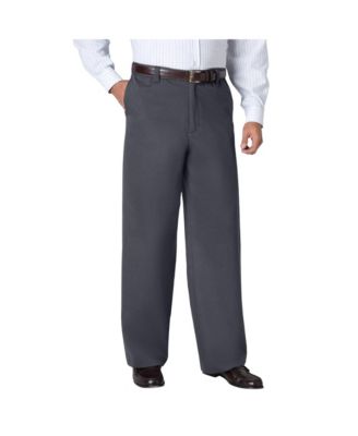 Men's Wide Leg Wrinkle Free Expandable Waist Pant