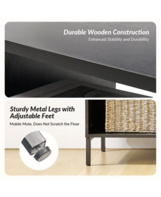 Marna Modern Expandable Tv Stand With Adjustable Length and Adjustable Feet