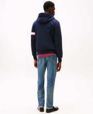 Men's Stripe Sleeve Hoodie