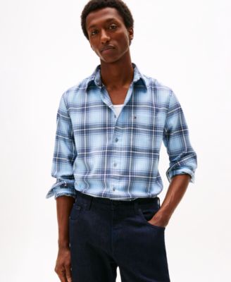 Tommy Hilfiger - Men's Regular-Fit Check Shirt