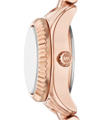 Women's&nbsp;Lexington Three-Hand Rose Gold-Tone Stainless-Steel Watch, 19mm and Bracelet Gift Set