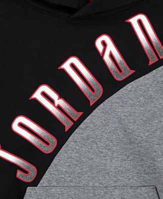 Big Boys Colorblocked Logo Pullover Hoodie