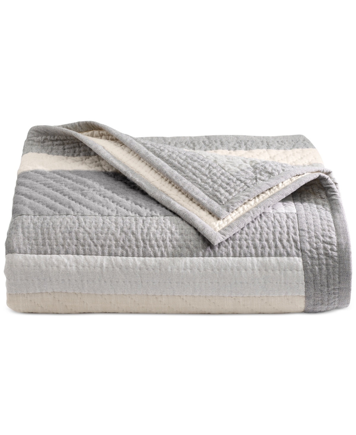 Hotel Collection Piedmont Quilt, King, Macy's Exclusive In Gray