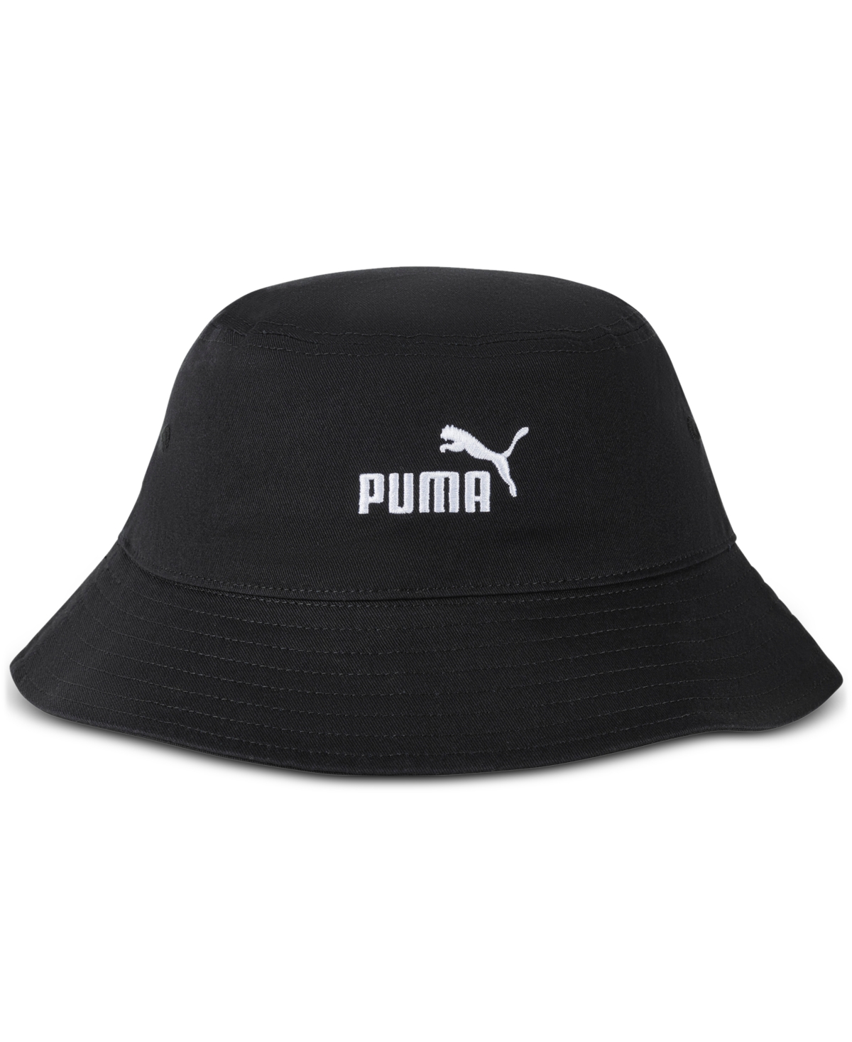 Men's Cotton No 1 Logo Bucket Hat - Black