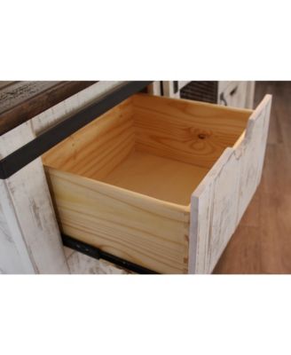 One-Drawer Nightstand – Compact Bedside Table with Storage