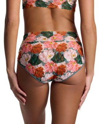 Women's Printed Signature Lace French Brief Panty
