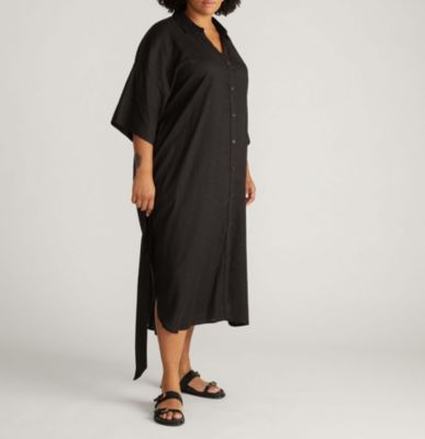 Women's Universal Plaza Linen Shirtdress