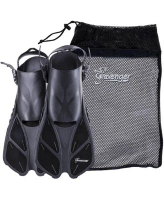Torpedo Fins and Mesh Gear Bag Snorkeling