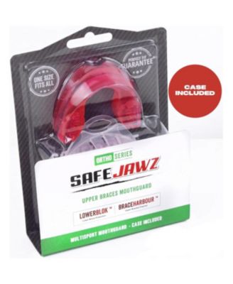 ORTHO Protective Sports Mouth Guard for Braces with Case for Boxing, Basketball, Lacrosse, Football, MMA, Hockey - ICE PINK