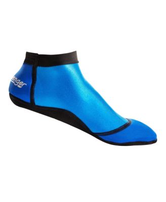 SeaSnug Low Cut Beach Socks for All Beach and Sand Activities - Geometric Palm / S